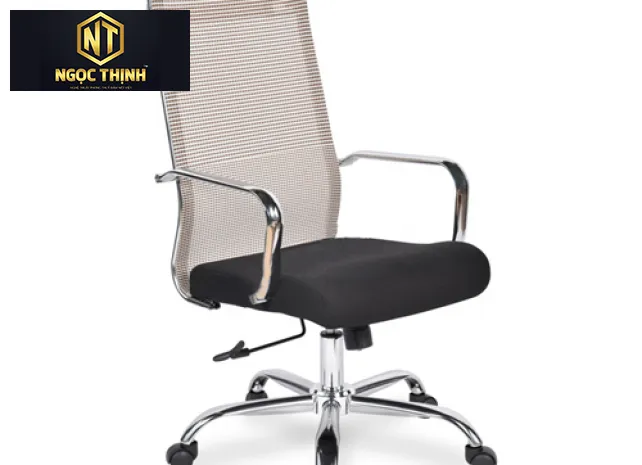 Ghế lưới lãnh đạo cao cấp khung thép mạ bọc vải lưới chịu lực GL307